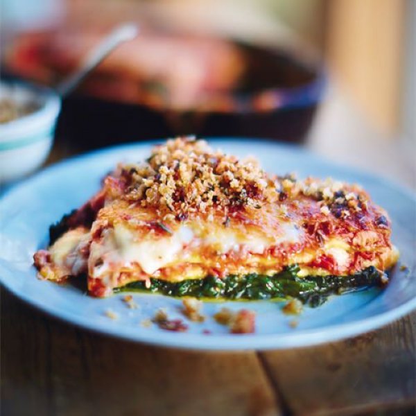Jamie Oliver lasagne met krokante eend recept okoko recepten