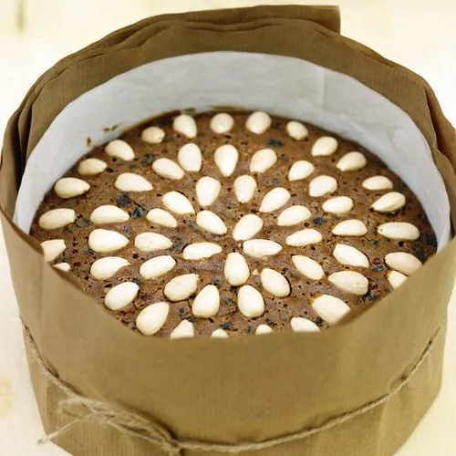 Klassieke Engelse kerstcake