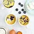 Mug cake blauwe bessen-ricotta