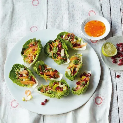 Slaschuitjes met zoete chilisaus