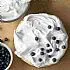 Cheesecake met bosbessen en meringue