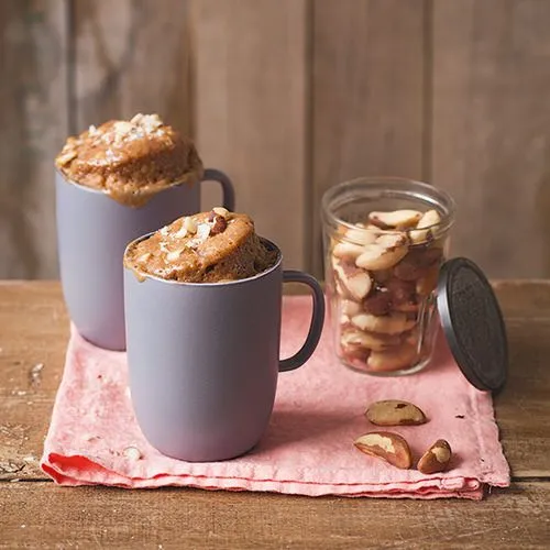 Chocolade mug cake met noten en BonBonBloc