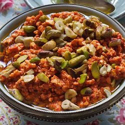 Tip: Geroosterde paprika met noten, chili en komijn