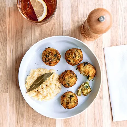 Courgette-balletjes met Parmezaan
