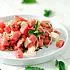 Watermeloensalade met feta en munt