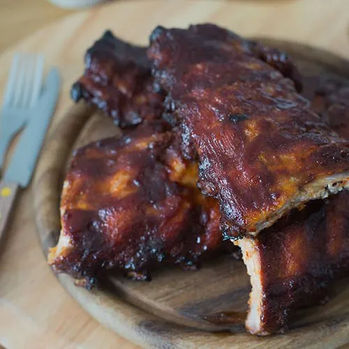 Spareribs met Jack Daniel's barbecuesaus