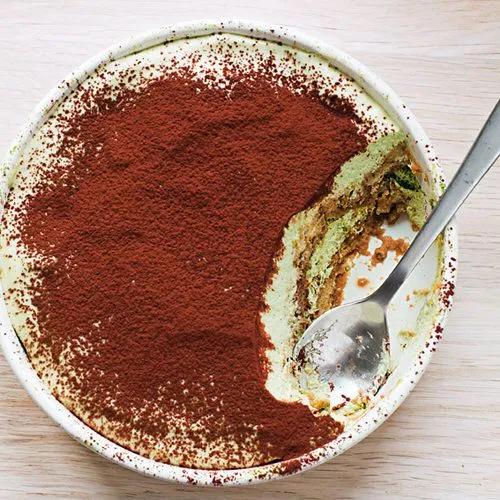 Tiramisu met matcha