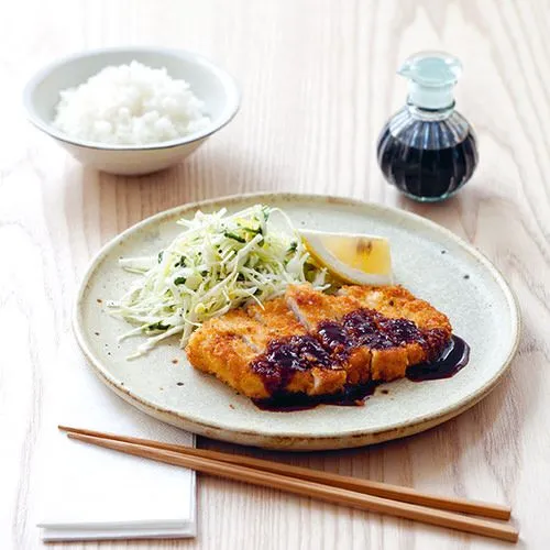 Gepaneerd varkensvlees (tonkatsu)