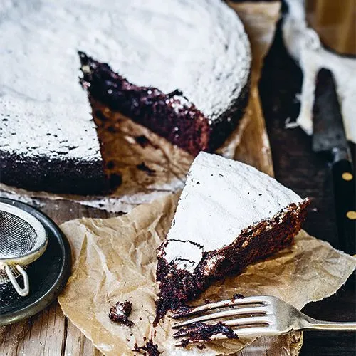 Zweedse chocoladetaart