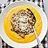 Pompoenpolenta met kalfsragout