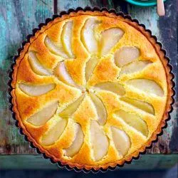 Tip: Frangipanetaart met peer