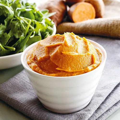 Zoete-aardappelpuree