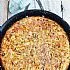 Pasta frittata met doperwtjes en pancetta
