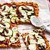Plaatpizza met courgette en havermoutbodem