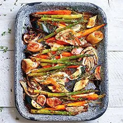 Tip: Groenten uit de oven met wittetruffelzout
