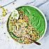 Smoothie met peer, avocado, broccoli en spinazie