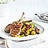 Lamskoteletten met courgette-quinoasalade