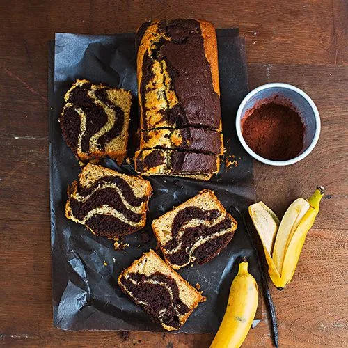 Gemarmerd bananenbrood