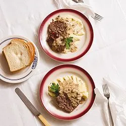 Tip: Gehaktbrood met champignonsaus
