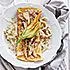 Omelet met oesterzwammen, ui en venkel