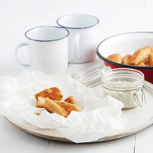 Vissticks van kabeljauw met tartaarsaus