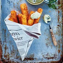 Tip: Polentafrieten met kappertjes en peterseliemayonaise