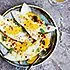 Meloensalade met sinaasappel en walnoot