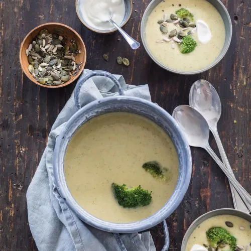 Broccolisoep met kaas