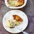 Lasagne met zalm, kappertjes en dille