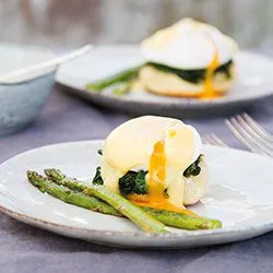 Tip: Eggs florentine