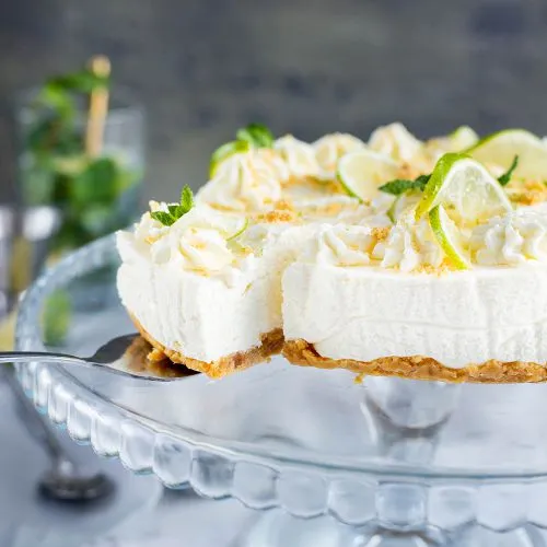 No bake mojito cheesecake