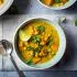 Recept Kurkuma-kokosstoofpot met zoete aardappel en kikkererwten