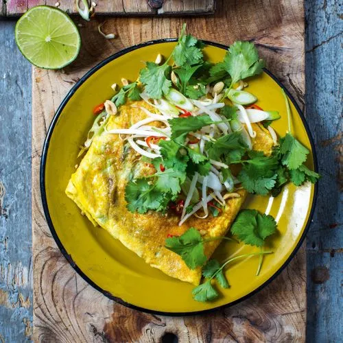 Thaise ontbijtomelet