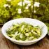 Courgette salade met venkel, munt, dille en citroen