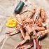Langoustines met saffraanmayonaise