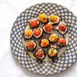 Tip: Gevulde kastanjechampignons met knoflook-kruidenolie