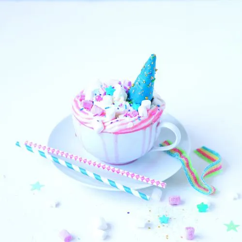 Unicorn wittechocolademelk