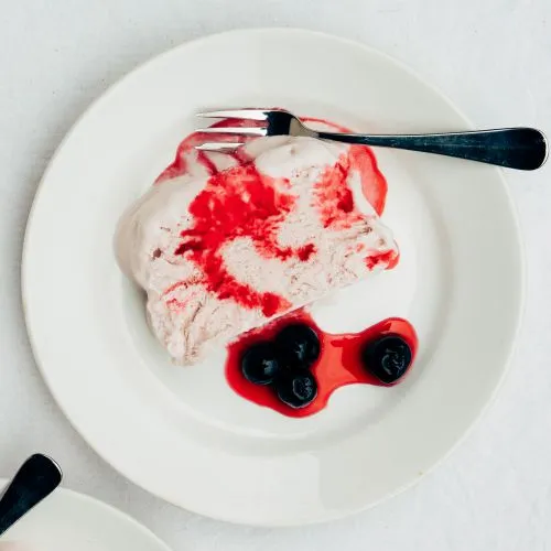 Semifreddo met kersen