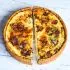 Quiche met drie kazen en bieslook