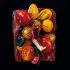 Gegrilde watermeloen met tomatensalade
