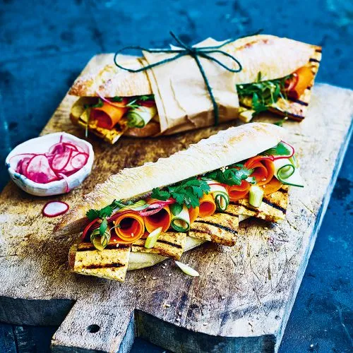 Veganistische baguettes