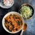 Tajine met kikkererwten, sinaasappel en abrikozen
