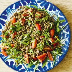 Tip: Linzensalade met wilde rucola