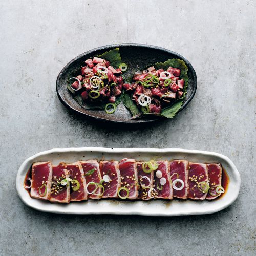 Th Tegen de wil Regeren Snel gegrilde sashimi van tonijn of rundvlees (tataki) - recept - okoko  recepten