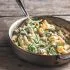 Rigatoni met broccoli en worst