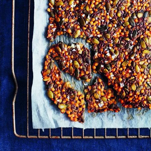 Rodelinzencrackers met chilipeper en komijnzaad