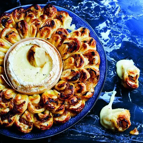 Uientaart met camembert