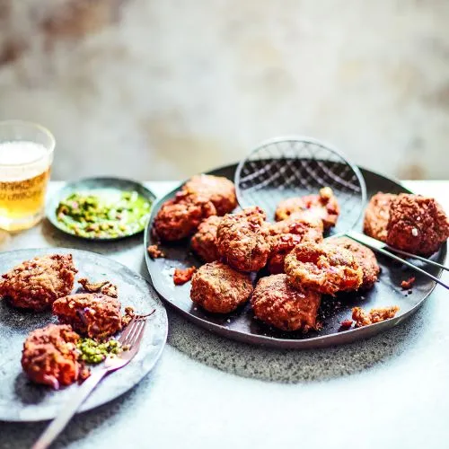 Bloemkool-tomatenbeignets van de Griekse eilanden