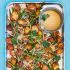 Aardappels uit de oven met pindadressing en sperziebonen