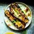 Gegrilde aubergine met feta-yoghurt